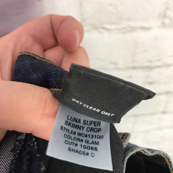 Hudson Luna Crop Super Skinny Glam Beaded Jeans 29 - Picture 8 of 8